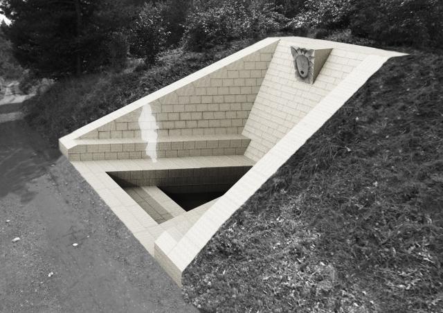Studánka Sylvaárov DKnL zaákres do fotografie